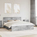 Cadru de pat cu headboard Beton 180 x 200 cm Lemn compozit - WALTI WALTI