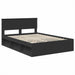 Cadru de pat cu headboard Negru 140 x 200 cm Lemn compozit - WALTI WALTI