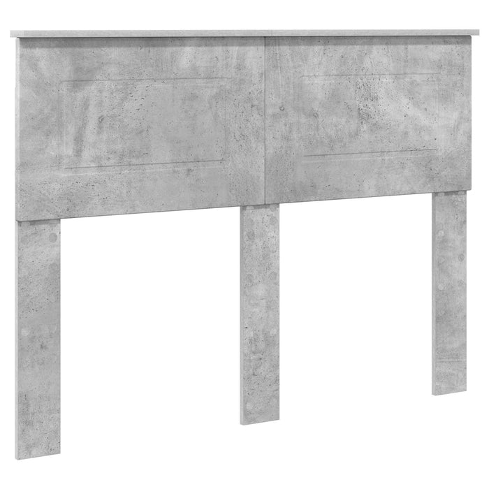 Cadru de pat Gri Concret 135 x 190 cm Lemn compozit - WALTI WALTI