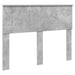 Cadru de pat Gri Concret 135 x 190 cm Lemn compozit - WALTI WALTI