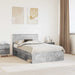 Cadru de pat cu headboard Beton 120 x 190 cm Lemn compozit - WALTI WALTI