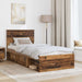 Cadru de pat cu headboard Lemn vechi 90 x 200 cm Lemn compozit - WALTI WALTI