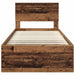 Cadru de pat cu headboard Lemn vechi 90 x 200 cm Lemn compozit - WALTI WALTI