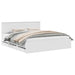 Cadru de pat cu sertar Alb 180 x 200 cm Lemn Ingineresc - WALTI WALTI