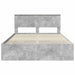 Cadru de pat Gri din beton 150 x 200 cm Lemn Ingineresc - WALTI WALTI