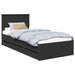 Cadru de pat cu sertar Negru 100 x 200 cm Lemn Ingineresc - WALTI WALTI