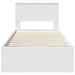 Cadru de pat cu sertar Alb 90 x 190 cm Lemn Ingineresc - WALTI WALTI