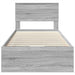 Cadru de pat cu sertar Gri Sonoma 75 x 190 cm Lemn Ingineresc - WALTI WALTI