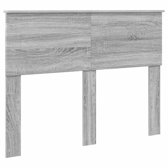 Cadru de pat cu headboard Gri Sonoma 135 x 190 cm Lemn compozit - WALTI WALTI