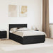 Cadru de pat cu headboard Negru 120 x 190 cm Lemn compozit - WALTI WALTI
