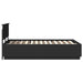 Cadru de pat cu headboard Negru 120 x 190 cm Lemn compozit - WALTI WALTI