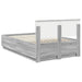 Cadru de pat cu headboard Gri Sonoma 120 x 190 cm Lemn compozit - WALTI WALTI