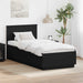 Cadru de pat cu headboard Negru 70 x 190 cm Lemn compozit - WALTI WALTI