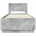 Cadru de pat Gri din beton 70 x 190 cm Lemn compozit - WALTI WALTI
