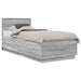 Cadru de pat cu headboard Gri Sonoma 70 x 190 cm Lemn compozit - WALTI WALTI