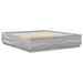 Cadru de pat Sonoma gri 180 x 200 cm Lemn prelucrat - WALTI WALTI