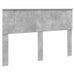 Cadru de pat cu headboard Gri Beton 160 x 200 cm Lemn prelucrat - WALTI WALTI