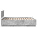 Cadru de pat cu headboard Gri Beton 160 x 200 cm Lemn prelucrat - WALTI WALTI