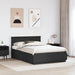 Cadru de pat cu headboard Negru 150 x 200 cm Lemn prelucrat - WALTI WALTI