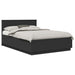 Cadru de pat cu headboard Negru 150 x 200 cm Lemn prelucrat - WALTI WALTI