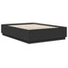 Cadru de pat cu headboard Negru 150 x 200 cm Lemn prelucrat - WALTI WALTI