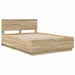 Cadru de pat Stejar Sonoma 150 x 200 cm Lemn prelucrat - WALTI WALTI