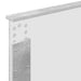 Cadru de pat cu headboard Gri Beton 100 x 200 cm Lemn prelucrat - WALTI WALTI