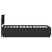 Cadru de pat cu headboard Negru 90 x 190 cm Lemn prelucrat - WALTI WALTI