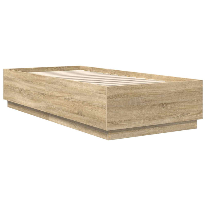 Cadru de pat Stejar Sonoma 70 x 190 cm Lemn prelucrat WALTI