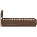 Cadru de pat Stejar maro 70 x 190 cm Lemn prelucrat - WALTI WALTI