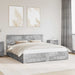 Cadru de pat cu sertar cu headboard cu depozitare Lemn compozit - WALTI WALTI