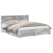 Cadru de pat cu sertar cu headboard cu depozitare Lemn compozit - WALTI WALTI