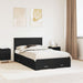 Cadru de pat cu headboard Negru 135 x 190 cm Lemn compozit - WALTI WALTI
