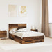 Cadru de pat cu headboard Lemn vechi 120 x 190 cm Lemn compozit - WALTI WALTI