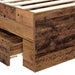 Cadru de pat cu headboard Lemn vechi 90 x 200 cm Lemn compozit - WALTI WALTI