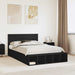 Cadru de pat cu raft Manual Negru 150 x 200 cm Lemn compozit - WALTI WALTI