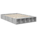 Cadru de pat cu raft Gri Sonoma 140 x 200 cm Lemn compozit - WALTI WALTI