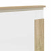 Cadru de pat cu raft Stejar Sonoma 120 x 200 cm Lemn compozit - WALTI WALTI