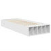 Cadru de pat cu raft cu headboard Alb 75 x 190 cm Lemn compozit - WALTI WALTI