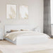 Pat cu storage cu headboard Alb 180 x 200 cm Lemn compozit - WALTI WALTI