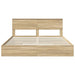 Pat cu storage Stejar Sonoma 180 x 200 cm Lemn compozit - WALTI WALTI