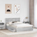 Pat cu storage cu sertar Gri Sonoma 160 x 200 cm Lemn compozit - WALTI WALTI