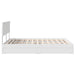 Pat cu storage cu headboard Alb 140 x 190 cm Lemn compozit - WALTI WALTI