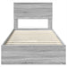 Pat cu storage cu sertar Gri Sonoma 75 x 190 cm Lemn compozit - WALTI WALTI