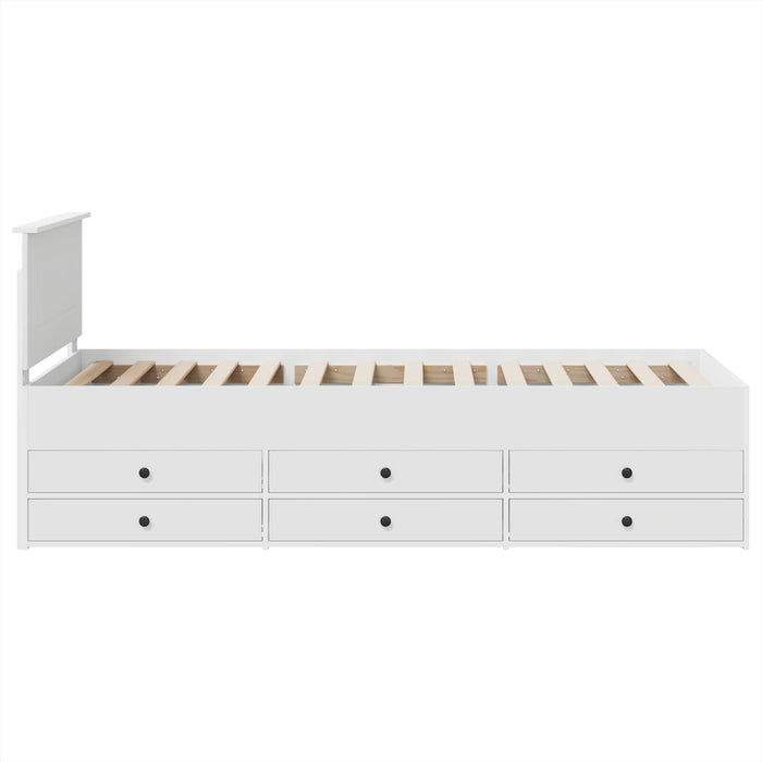 Daybed cu sertar Manual Alb și negru 90 x 200 cm Lemn compozit WALTI