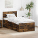 Daybed Manual Stejar afumat și negru 90 x 200 cm Lemn compozit - WALTI WALTI