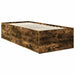 Daybed Manual Stejar afumat și negru 90 x 200 cm Lemn compozit - WALTI WALTI