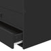 Daybed cu sertar cu headboard Negru 75 x 190 cm Lemn compozit - WALTI WALTI