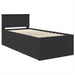 Daybed cu sertar cu headboard Negru 75 x 190 cm Lemn compozit - WALTI WALTI
