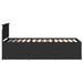 Daybed cu sertar cu headboard Negru 75 x 190 cm Lemn compozit - WALTI WALTI